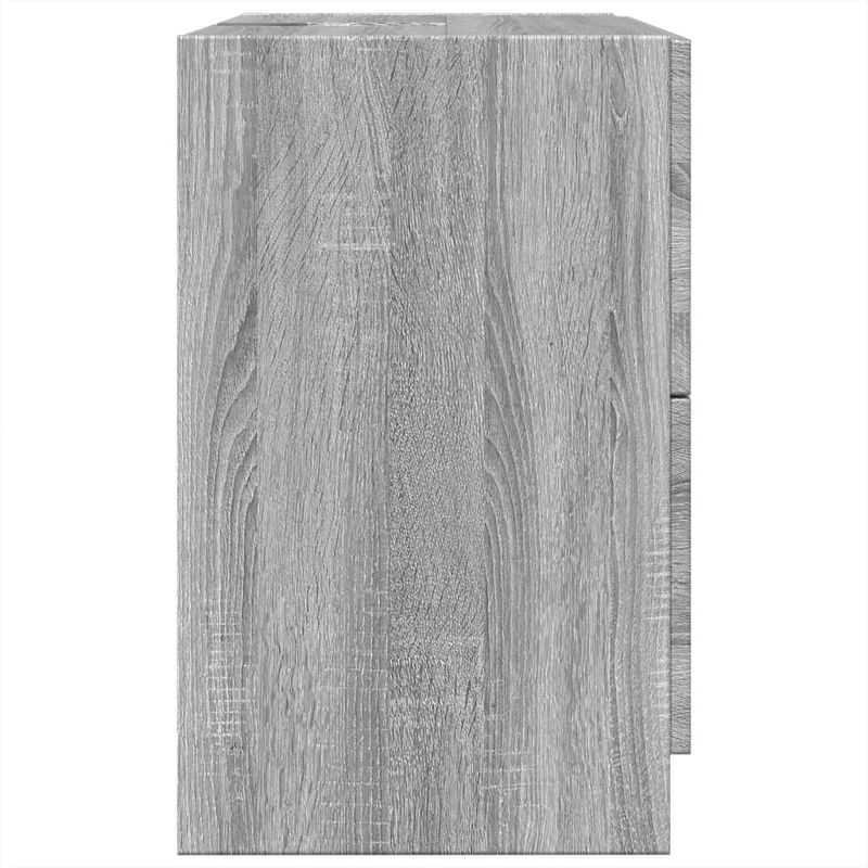 Casa si Gradina - Mobilier - Mobilier baie - Comode baie - Dulap de chiuveta, gri sonoma, 59x37x59 cm, lemn prelucrat - Infinity.ro