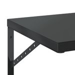 Casa si Gradina - Mobilier - Biblioteci si rafturi - Rafturi - Rafturi de perete 2 buc., 100x40 cm, negru otel inoxidabil - Infinity.ro