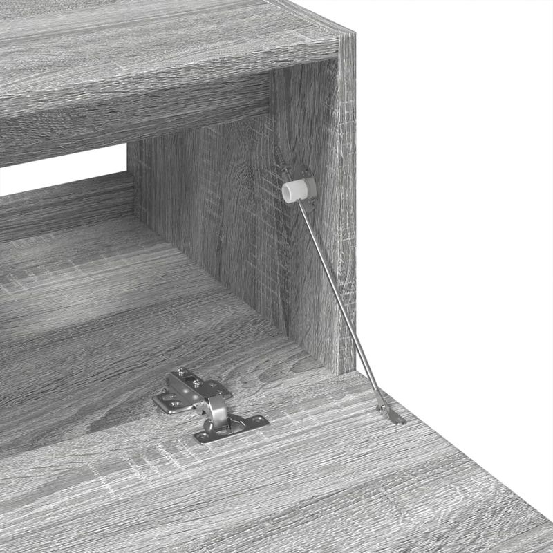 Casa si Gradina - Mobilier - Mobilier baie - Comode baie - Dulap de chiuveta, gri sonoma, 59x37x59 cm, lemn prelucrat - Infinity.ro