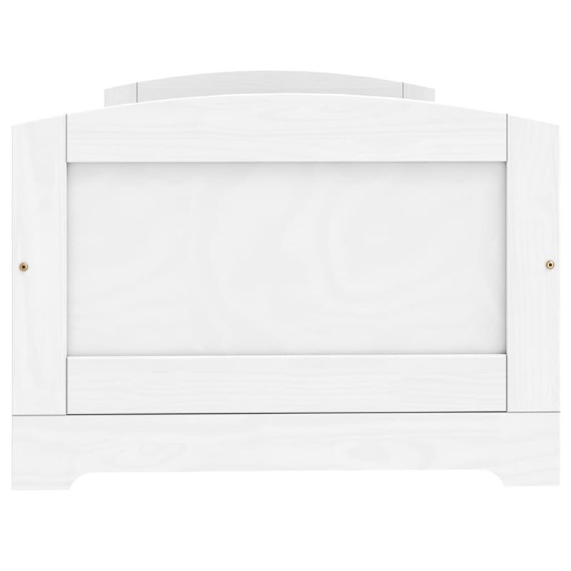Casa si Gradina - Mobilier - Paturi si accesorii - Paturi - Pat de zi cu 5 sertare "IRUN", alb, 90x200 cm, lemn masiv pin - Infinity.ro