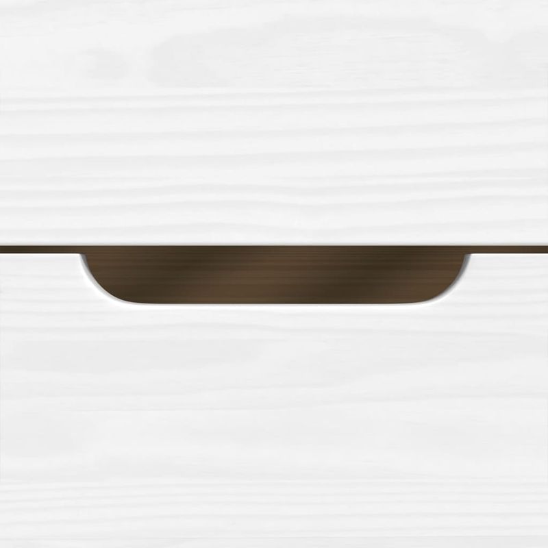 Casa si Gradina - Mobilier - Paturi si accesorii - Paturi - Pat de zi cu 5 sertare "IRUN", alb, 90x200 cm, lemn masiv pin - Infinity.ro