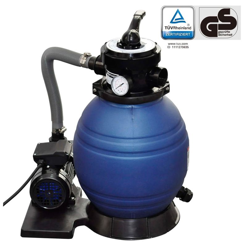 Casa si Gradina - Constructii - Scari si accesorii interioare - Alte accesorii pentru piscine - Pompa filtru cu nisip 400 W 11000 l/h - Infinity.ro