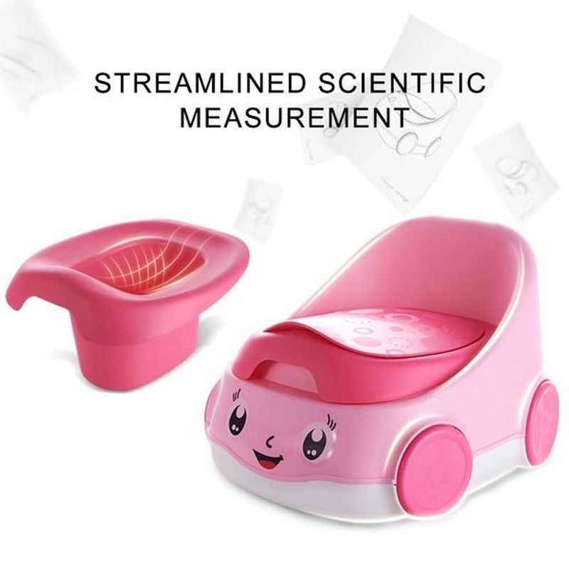 Jucarii, Copii si Bebe - Igiena si ingrijire - Baia bebelusului - Olite si reductoare WC - Olita masinuta pentru fetite Smiley Face - Infinity.ro