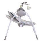 Casa si Gradina - Mobilier - Mobilier copii - Balansoare, leagane si hamace - Leagan electric cu conectare la priza Baby Swing+ Grey - Infinity.ro