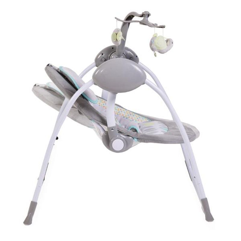 Casa si Gradina - Mobilier - Mobilier copii - Balansoare, leagane si hamace - Leagan electric cu conectare la priza Baby Swing+ Grey - Infinity.ro