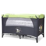 Casa si Gradina - Mobilier - Mobilier copii - Patuturi copii - Patut Pliant cu doua nivele Tommy verde - Infinity.ro
