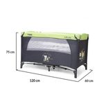 Casa si Gradina - Mobilier - Mobilier copii - Patuturi copii - Patut Pliant cu doua nivele Tommy verde - Infinity.ro