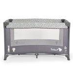 Casa si Gradina - Mobilier - Mobilier copii - Patuturi copii - Patut pliabil Moni cu un nivel Safari Graphite - Infinity.ro