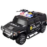 Carti si Birotica - Birotica - Accesorii de birou - Pusculite - Pusculita in forma de masinuta Smart POLICE Neagra - Infinity.ro