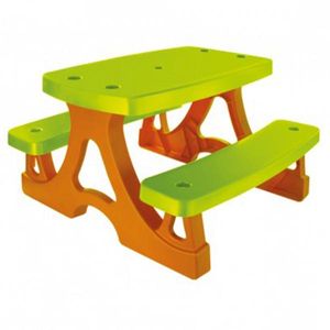 Set masa picnic pentru copii cu 2 bancute