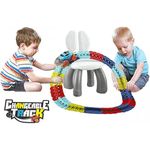 Jucarii, Copii si Bebe - Jucarii si jocuri - Jucarii & jocuri educative - Jucarii interactive - Traseu masinuta 92 piese, pista flexibila si masinuta - Infinity.ro