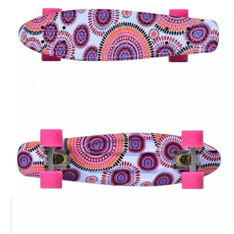 Sport si Outdoor - Role, trotinete si skateboard - Placi de rulat - Skateboard - Penny board Live Life Hippie - Infinity.ro