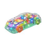 Jucarii, Copii si Bebe - Jucarii si jocuri - Vehicule si jucarii cu telecomanda - Masinute - Masinuta transparenta copii-Concept Transparent Gear Light Car - Infinity.ro