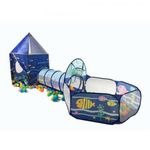 Jucarii, Copii si Bebe - Jucarii si jocuri - Jucarii de exterior - Spatii de joaca si accesorii - Loc de joaca 3 in 1Aquarium : Cort, tunel si piscina - Infinity.ro