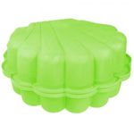 Jucarii, Copii si Bebe - Jucarii si jocuri - Jucarii de exterior - Jucarii pentru plaja si nisip - Cutie de nisip Scoica dubla Verde - Infinity.ro