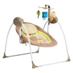 Casa si Gradina - Mobilier - Mobilier copii - Balansoare, leagane si hamace - Leagan electric cu conectare la priza Baby Swing+ Cappucino - Infinity.ro