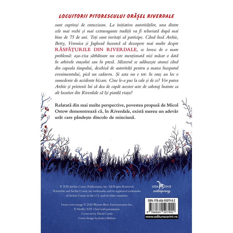 Carti si Birotica - Carti - Fictiune - Riverdale. Misterul omului de artar (vol.3) - Infinity.ro