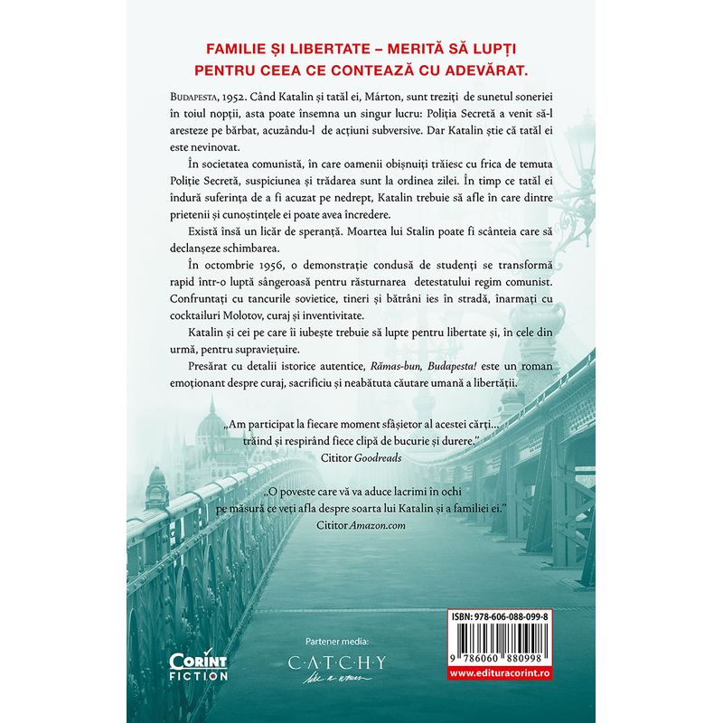 Carti si Birotica - Carti - Fictiune - Ramas-bun, Budapesta! Un roman despre Revolutia ungara - Infinity.ro