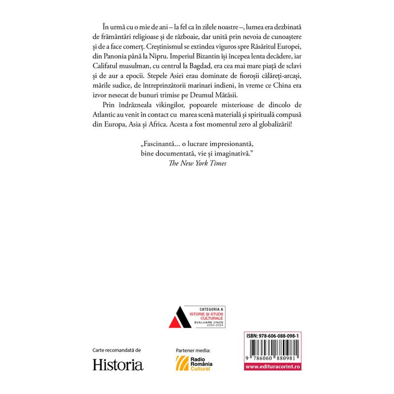 Carti si Birotica - Carti - Istorie - Anul 1000. Exploratori, negustori si inceputul globalizarii - Infinity.ro