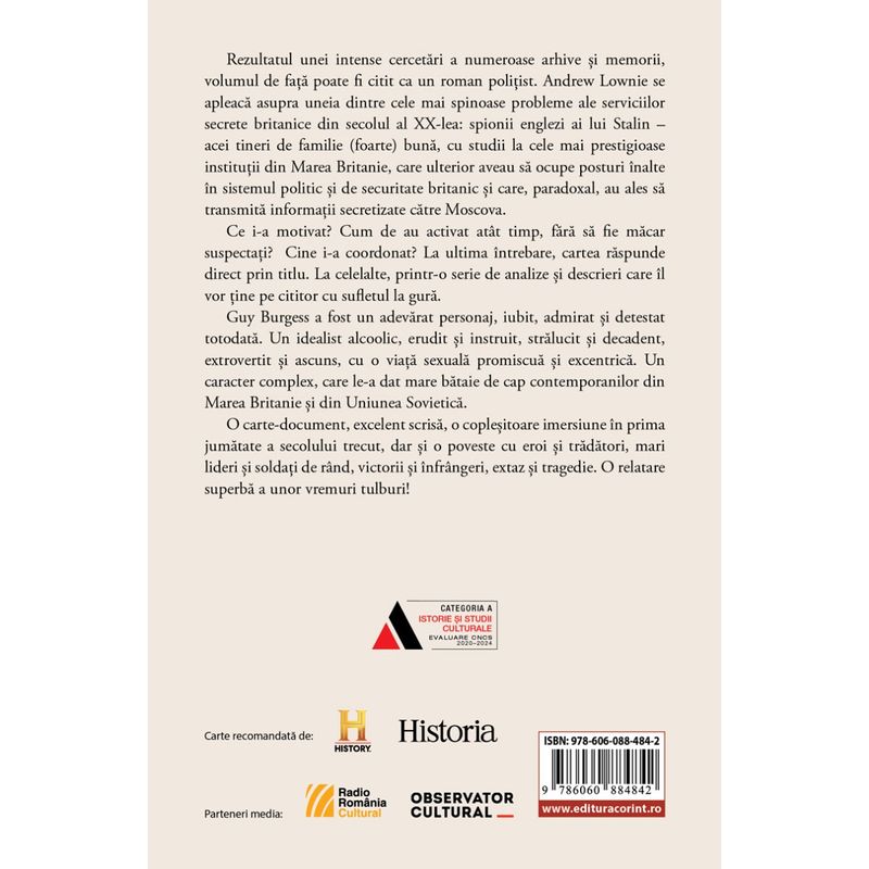 Carti si Birotica - Carti - Istorie - Spionul lui Stalin. Vietile lui Guy Burgess - Infinity.ro