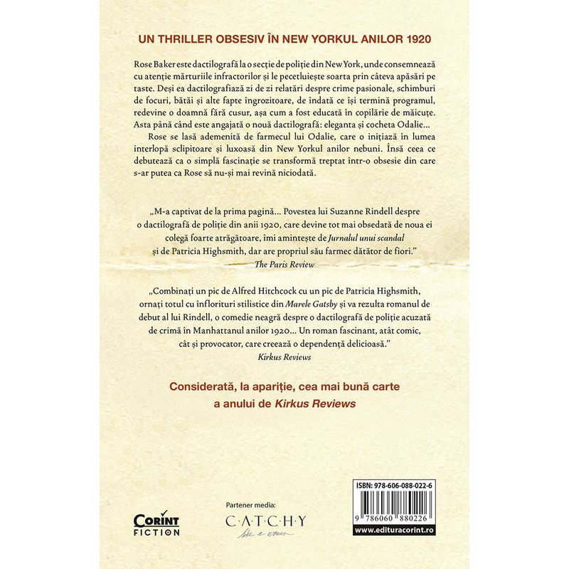 Carti si Birotica - Carti - Fictiune - Dactilografa cea noua - Infinity.ro