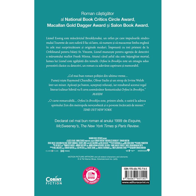 Carti si Birotica - Carti - Fictiune - Orfani in Brooklyn - Infinity.ro