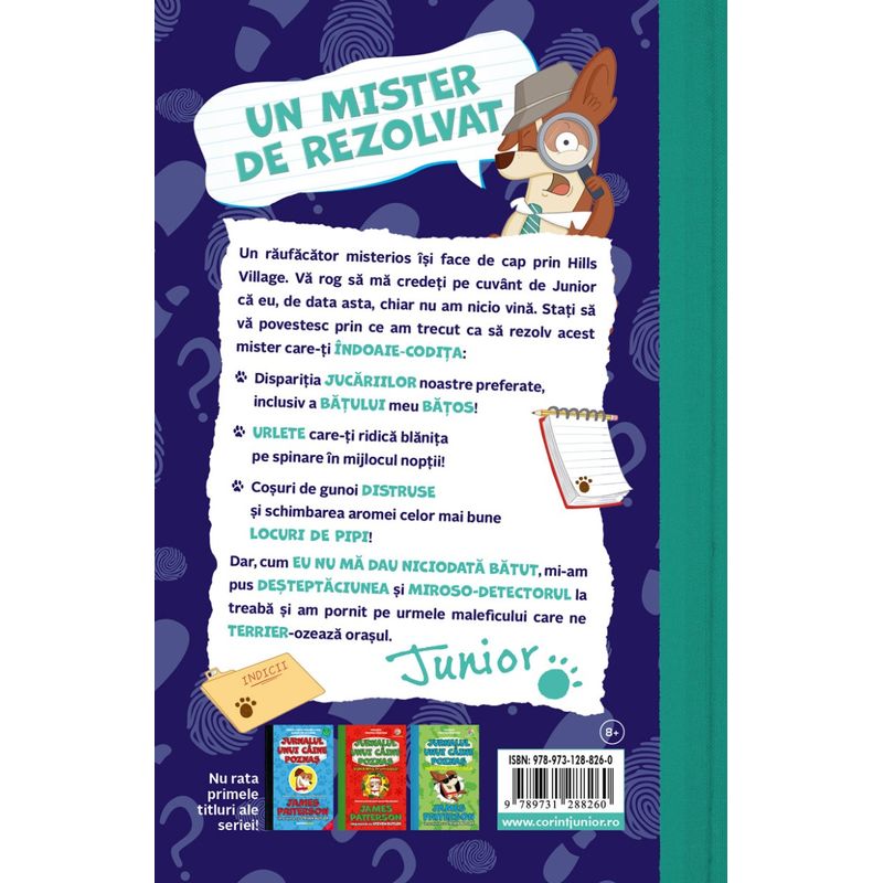 Carti si Birotica - Carti - Carti pentru copii - Basme si povesti - O ancheta HAMtastica (vol.4 din seria Jurnalul unui caine poznas) - Infinity.ro