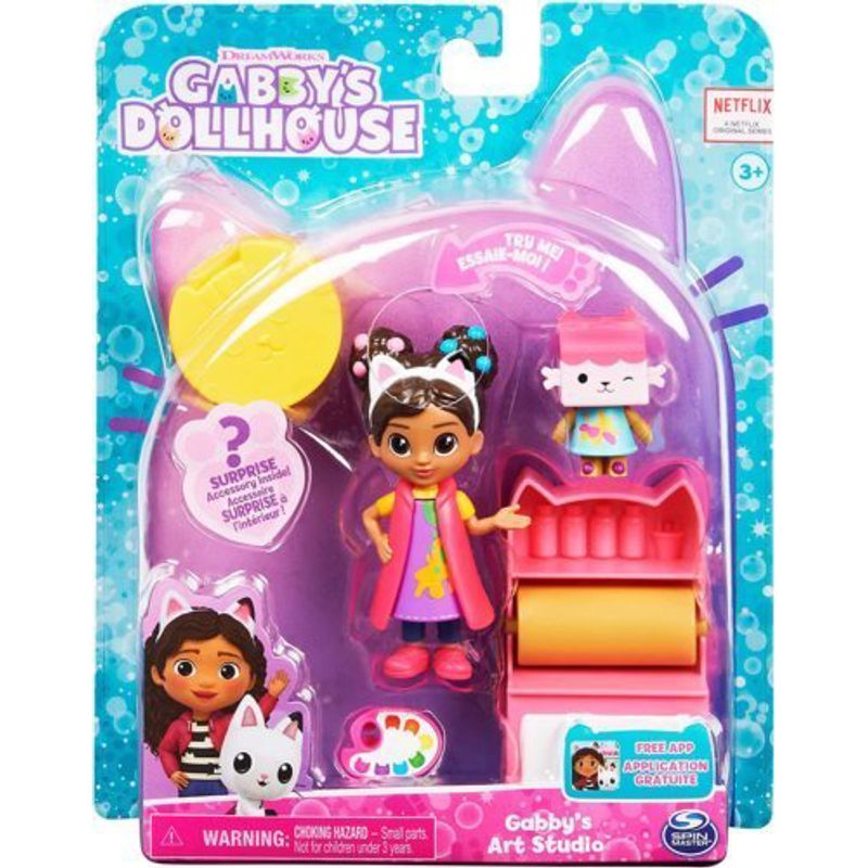 Jucarii, Copii si Bebe/Jucarii si jocuri/Figurine - Papusa Gabbys Dollhouse, Gabbys Art Studio, 20130493 - Infinity.ro