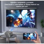 TV, Audio-Video si Foto - Videoproiectoare si accesorii - Videoproiectoare - Proiector Portabil, Dual Band WiFi, Auto Focus HD, Gri, Potrivit Pentru Cinema Acasa, Prezentari, Gaming, Evenimente - Infinity.ro