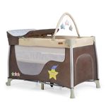 Casa si Gradina - Mobilier - Mobilier copii - Patuturi copii - Patut pliabil cu 2 nivele Good Night Beige - Infinity.ro