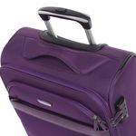 Sport si Outdoor - Articole de voiaj - Trolere - Set Trolere, Extensibile, Diplomat, Poliester, 4 Roti Duble, Cifru TSA, ZC 998 - 3 Piese, Mov - Infinity.ro