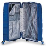Sport si Outdoor - Articole de voiaj - Trolere - Troler Mare, Polipropilena, 4 Roti Duble, Cifru TSA, Worldpack, Miami, F10458 - 76 cm, Bleumarin - Infinity.ro