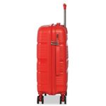 Sport si Outdoor - Articole de voiaj - Trolere - Troler Mediu, Polipropilena, 4 Roti Duble, Cifru TSA, Worldpack, Miami, F10458 - 65 cm, Portocaliu - Infinity.ro