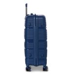 Sport si Outdoor - Articole de voiaj - Trolere - Troler Mediu, Polipropilena, 4 Roti Duble, Cifru TSA, Worldpack, Miami, F10458 - 65 cm, Bleumarin - Infinity.ro