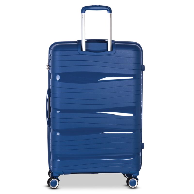 Sport si Outdoor - Articole de voiaj - Trolere - Troler Mare, Polipropilena, 4 Roti Duble, Cifru TSA, Worldpack, Miami, F10458 - 76 cm, Bleumarin - Infinity.ro