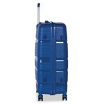 Sport si Outdoor - Articole de voiaj - Trolere - Troler Mare, Polipropilena, 4 Roti Duble, Cifru TSA, Worldpack, Miami, F10458 - 76 cm, Bleumarin - Infinity.ro