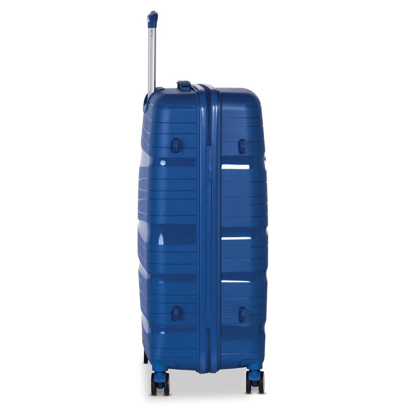 Sport si Outdoor - Articole de voiaj - Trolere - Troler Mare, Polipropilena, 4 Roti Duble, Cifru TSA, Worldpack, Miami, F10458 - 76 cm, Bleumarin - Infinity.ro