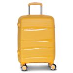 Sport si Outdoor - Articole de voiaj - Trolere - Troler Mediu, Polipropilena, 4 Roti Duble, Cifru TSA, Worldpack, Miami, F10458 - 65 cm, Galben - Infinity.ro