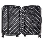 Sport si Outdoor - Articole de voiaj - Trolere - Troler mediu extensibil Lee Cooper LC32203, policarbonat, 4 roti duble, cifru, 67 cm, negru - Infinity.ro