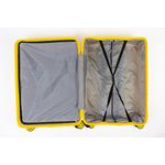 Sport si Outdoor - Articole de voiaj - Trolere - Troler Mediu, Rowex Dash, Polipropilena, 66 x 42 x 26 cm, 4 roti duble cu rotatie 360°, Cifru, Galben - Infinity.ro