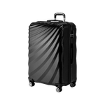 Sport si Outdoor - Articole de voiaj - Trolere - Troler Mediu, Rowex Pulse, ABS, 68 x 40 x 27 cm, 4 roti duble cu rotatie 360°, Cifru, Negru - Infinity.ro