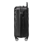 Sport si Outdoor - Articole de voiaj - Trolere - Troler Mediu, Rowex Pulse, ABS, 68 x 40 x 27 cm, 4 roti duble cu rotatie 360°, Cifru, Negru - Infinity.ro
