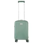 Sport si Outdoor - Articole de voiaj - Trolere - Troler Cabina, Policarbonat/ABS, 4 Roti Duble, OKOBAN, cifru TSA, CarryOn SKYHOPPER, 55 cm, Verde - Infinity.ro