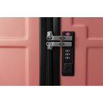 Sport si Outdoor - Articole de voiaj - Trolere - Troler Mare, Rowex Casolver, ABS, 76 x 50 x 30 cm, 4 roti duble cu rotatie 360°, Cifru TSA, Rose - Infinity.ro