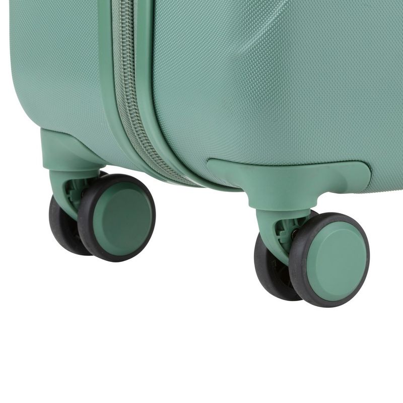 Sport si Outdoor - Articole de voiaj - Trolere - Troler Cabina, Policarbonat/ABS, 4 Roti Duble, OKOBAN, cifru TSA, CarryOn SKYHOPPER, 55 cm, Verde - Infinity.ro