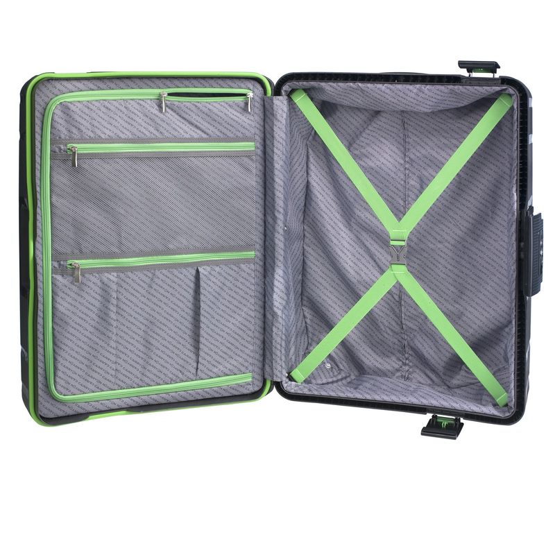 Sport si Outdoor - Articole de voiaj - Trolere - Troler Mare, CarryOn, STEWARD, Polipropilena, inchidere cu clapeta, marime L, Antracit - Infinity.ro