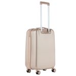 Sport si Outdoor - Articole de voiaj - Trolere - Troler Mediu, Policarbonat/ABS, 4 Roti Duble, OKOBAN, cifru TSA, CarryOn SKYHOPPER, 68.5 cm, Auriu - Infinity.ro