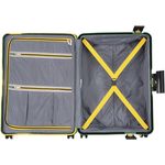 Sport si Outdoor - Articole de voiaj - Trolere - Troler Mare, CarryOn, STEWARD, Polipropilena, Cifru TSA, inchidere cu clapeta, 75 cm, Verde - Infinity.ro