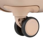 Sport si Outdoor - Articole de voiaj - Trolere - Troler Mediu, Policarbonat/ABS, 4 Roti Duble, OKOBAN, cifru TSA, CarryOn SKYHOPPER, 68.5 cm, Auriu - Infinity.ro