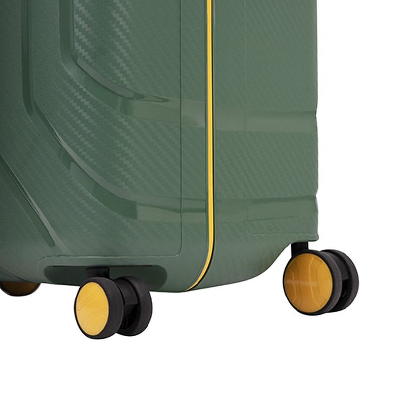 Sport si Outdoor - Articole de voiaj - Trolere - Troler Mediu, CarryOn, STEWARD, Polipropilena, Cifru TSA, inchidere cu clapeta, 65 cm, Verde - Infinity.ro